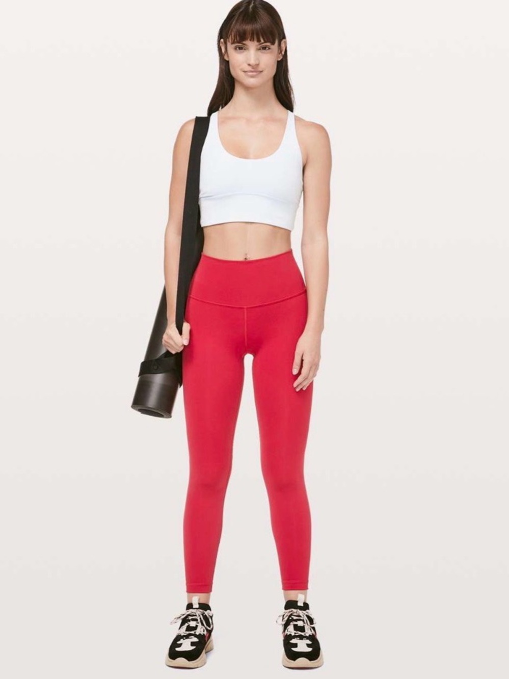 Lululemon Red High Rise Leggings Women’s Size 4 Athletic Yoga Pants